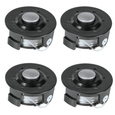 X4 Makita Grass Trimmer Spool 6M Line Metal Bump Head Dur181Z Dur193Z Dur180 from B&Q