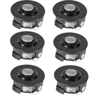 X6 Makita Grass Trimmer Spool 6M Line Metal Bump Head Dur181Z Dur193Z Dur180 from B&Q