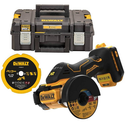 Dewalt Dcs438nt 18V Xr Brushless Cut Off Circular Saw 76Mm + Multi Diamond Blade Dark