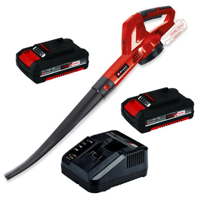Einhell 18V Cordless Garden Leaf Blower Power X-Change Ge-Cl 18Li 2 X 2.0Ah Batt from B&Q