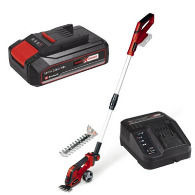 Einhell 18V Cordless Grass Shear Pruner Hedge Cutter Ge-Cg +2.5Ah Charging Kit from B&Q