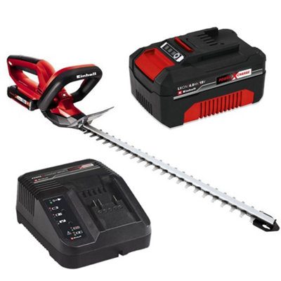 Einhell 18V Pxc Cordless Hedge Trimmer Cutter 46Cm + 4Ah Charging Kit from B&Q