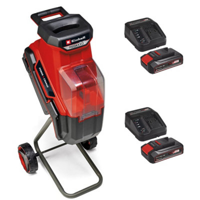 Einhell Twin 18V/ 36V Cordless Garden Shredder Power X-Change X2 2.5Ah Battery