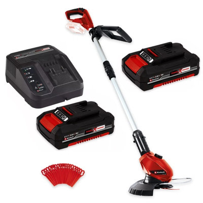 Einhell 18V Grass Strimmer Cordless Line Trimmer 24Cm Ge-Ct 18 Li 2 X 2.0Ah Batt from B&Q