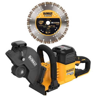 Dewalt Dcs691N Xr Flexvolt 230mm Cut Off Saw 54V + Dewalt Dt40260 Diamond Blade from B&Q