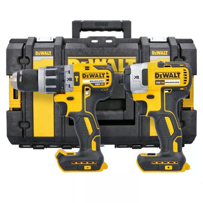 Dewalt Dck266 18V Brushless Dcd796 Combi Drill Dcf887 Impact Driver Toughsystem from B&Q