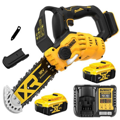 Dewalt Dcmps520P2 18V 20Cm Cordless Brushless Pruning Saw 1 Handed Chainsaw By Buyaparcel from B&Q