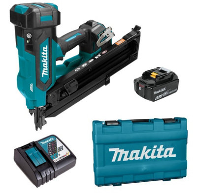 Makita Dbn900zk 18V Lxt Brushless 90Mm Gasless Framing Nailer + Case + 6.0Ah