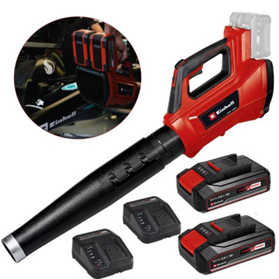 Einhell 3433620 36V Garden Leaf Blower Ge-Lb 36/210 + X2 2.5Ah Battery Kit from B&Q