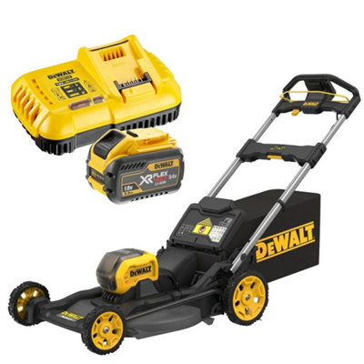 Dewalt Dcmwp500X1 Flexvolt Xr Brushless 53Cm Push Lawn Mower 54V + Bag 1 X 9Ah from B&Q