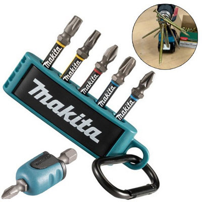 Makita E-03442 Mag Boost Impact Premier Magnetic Hex Holder + E-13568 50mm Set from B&Q