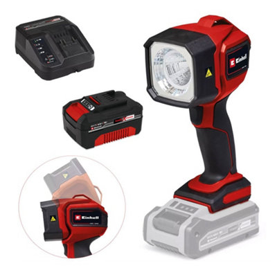 Einhell 4514175 Li-Solo Led Torch Worklight 18V Power Xchange + 4Ah Battery Kit from B&Q