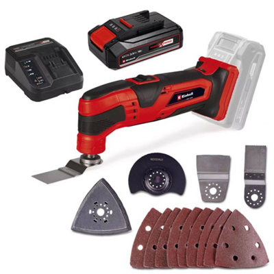 Einhell 18V Cordless Multi Tool Tc-Mg 18 Li-Solo Power X-Change + 2.5Ah Battery from B&Q
