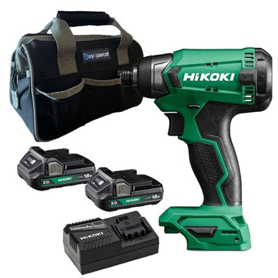 Hikoki Wh18Daw4Z 18V Impact Driver 140Nm + X2 2Ah Battery + Charger + Bag from B&Q