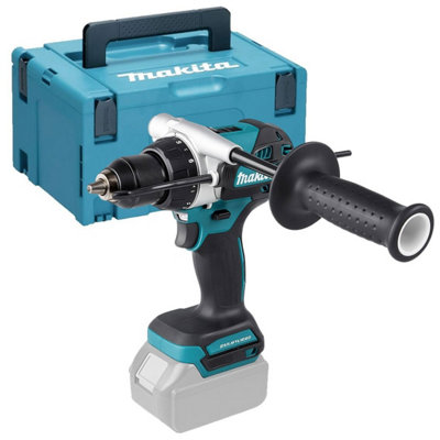Makita Dhp492Z 18V Lxt Brushless Combi Hammer Drill 141Nm Torque Bare + Makpac from B&Q
