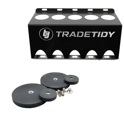 Tradetidy Tt-Stb Silicone Adhesive Caulk Mastic Tube Holder + Magnetic Mounting Kit from B&Q