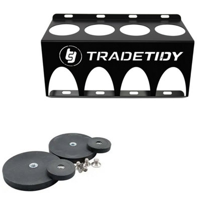 Tradetidy Tt-Scb Spray Can Holder Van Storage + Magnetic Mounting Kit from B&Q