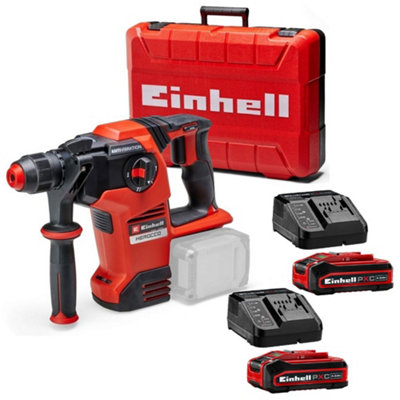 Einhell Professional 18/36V Pxc Cordless Sds Hammer Drill Herocco 36/28 + X2 4Ah from B&Q