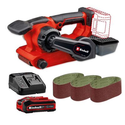 Einhell Professional Pxc 18V Brushless Cordless Belt Sander Tp-Bs 18/457 + 4Ah from B&Q