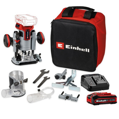 Einhell Professional Pxc 18V Cordless Brushless Router Trimmer Plunge + 4Ah Kit from B&Q
