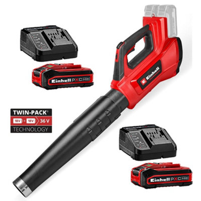 Einhell Professional Twin 18V / 36V Cordless Leaf Blower Gp-Lb 36/230 + X2 4Ah from B&Q