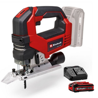 Einhell Professional 18V Cordless Brushless Jigsaw Tp-Js 18/135 Li Bl + 4Ah Kit from B&Q