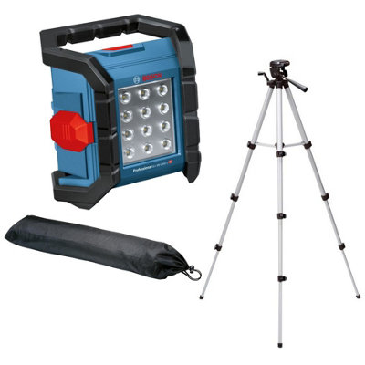 Bosch Gli 18V-1200C 18V Led Cordless Floodlight Site Light Bluetooth + Tripod from B&Q