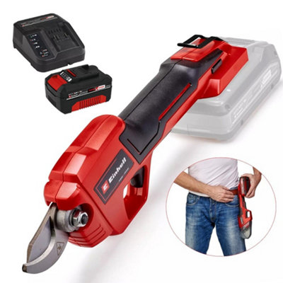 Einhell 18V Cordless Pruning Shears Branch Cutter Pxc Ge-Ls + 4Ah Charging Kit from B&Q