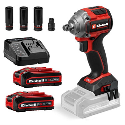 Einhell Professional Brushless 18V Impact Wrench 260Nm Tp-Cw + 4Ah Kit from B&Q