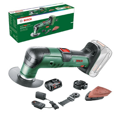 Bosch 18V Multifunction Multi Tool Universalmulti Starlock + 2.5Ah Battery KitBosch Power For All from B&Q
