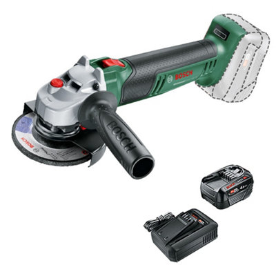 Bosch 06033E5000 Universalgrind 18V Angle Grinder 115mm + 4Ah Battery KitBosch Power For All from B&Q