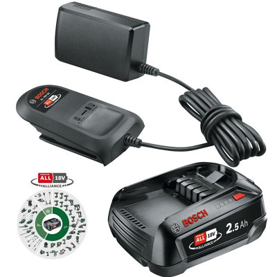 Bosch Starter Set 18V Pba 2.5Ah Battery + Standard Charger KitPower For All from B&Q