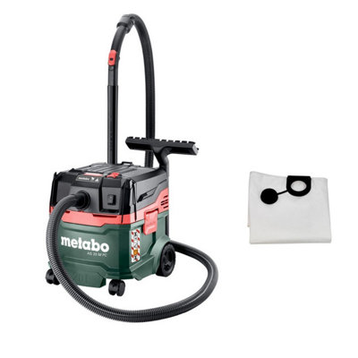 Metabo 20L As 20 M Pc Compact M Class Vacuum Cleaner Dust Extractor +5 Dust Bags from B&Q