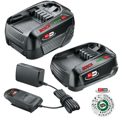 Bosch Starter Set 18V Pba 4.0 + 2.5Ah Battery + Charger KitPower For All Bosch Power For All from B&Q