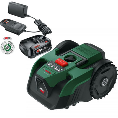 Bosch Visimow Robotic Lawnmower Visimow18V-200 Lawn Mower 1 X 2.5Ah BatteryBosch Power For All from B&Q