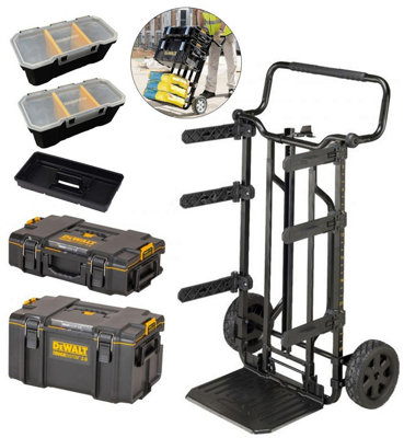 Dewalt 1-70-324 3 In 1 Toughsystem 2.0 Stackable Tool Box Trolley Ds166 Ds300 from B&Q