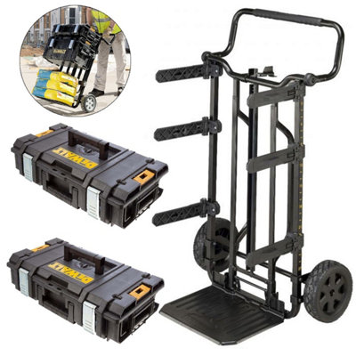 Dewalt 1-70-324 3 In 1 Toughsystem 2.0 Stackable Tool Box Trolley +2X Ds150 Case from B&Q