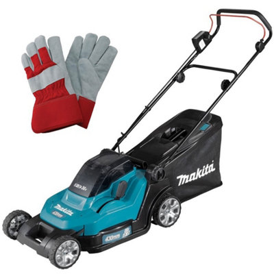 B&Q -  Dlm432Z Twin 18V / 36V Lxt Cordless 43Cm Lawn Mower + Rigger Goves + Bare