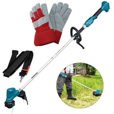 Makita Dur194Zx3 Lxt 18V Cordless Grass Line Trimmer Garden Strimmer + Gloves from B&Q