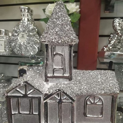 Deenz Crushed Jewel Diamond Stunning House Home Sparkly Ornament Decoration Gift Stylish from B&Q