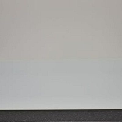 B&Q -  60X52Cm White Universal Hob Cover Plate Tempered Glass Worktop Saver Dishwasher Safe 5mm All Types Of Cookers (Hob Cover)