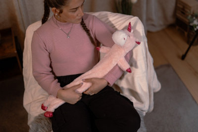 2L Long Hot Water Bottle With CoverUnicorn from B&Q