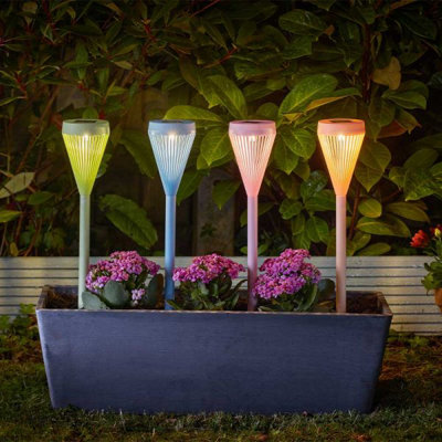 Marco Paul Colourful Solar Stake Lights from B&Q