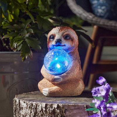 Marco Paul Sloth Solar Garden Ornament from B&Q