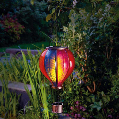 Marco Paul Multi Coloured Hot Air Balloon Solar Light from B&Q