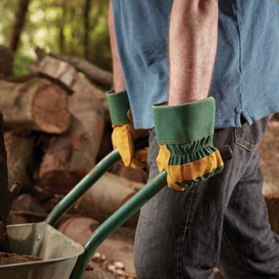 Marco Paul Large Green And Yellow Premium Riggers Gloves- Large from B&Q