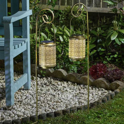Marco Paul 2 Pack Solar Lanterns 85Cm from B&Q