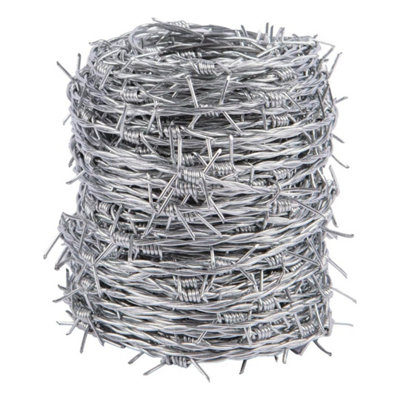Marco Paul Galvanised 1X 30M Barbed Wire In Carry Tub from B&Q