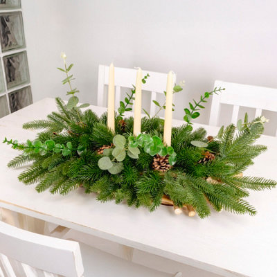  - Marco Paul Artificial Garland Candle Holder With Candles