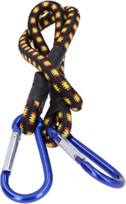 Marco Paul 60Cm Bungee Cords With Carabiner Clip from B&Q